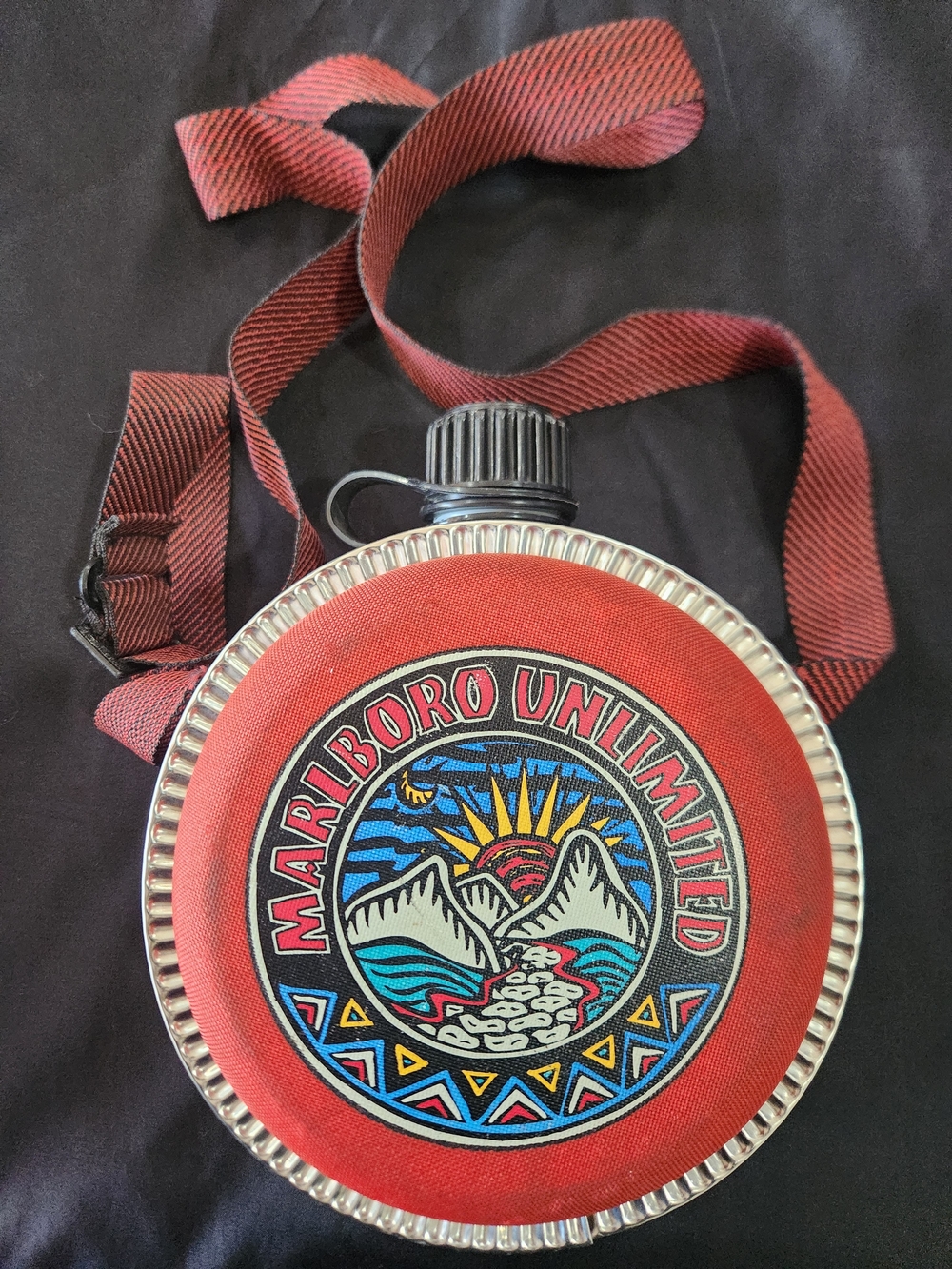 Vintage Marlboro Canteen with Strap